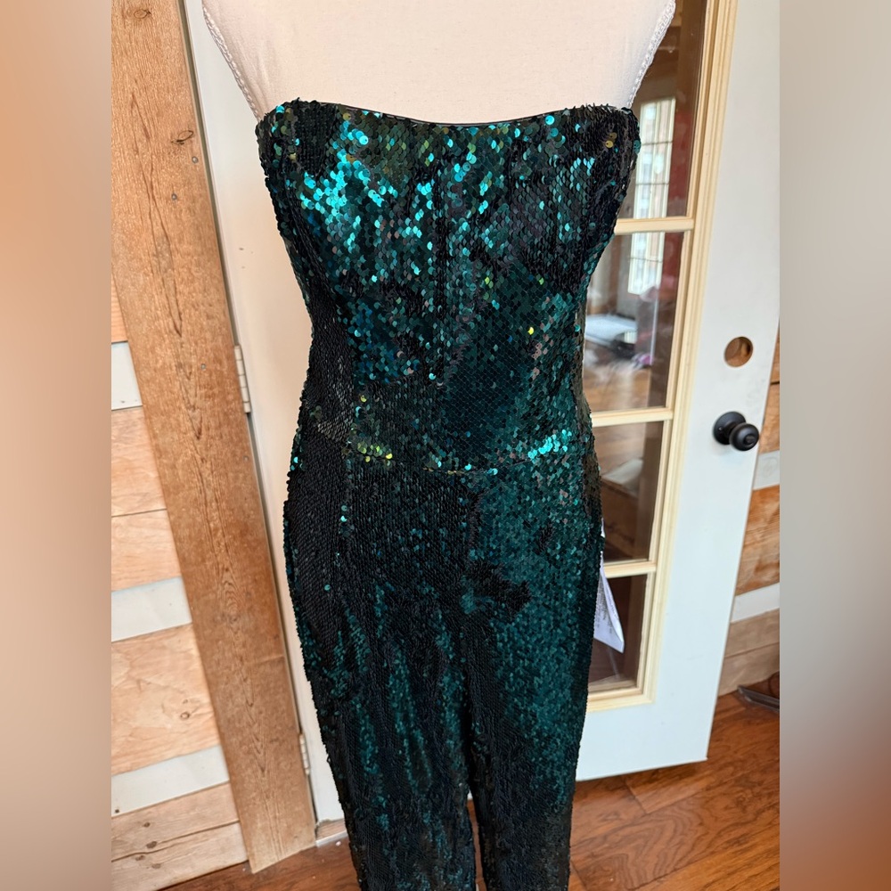 Dress The Population Andy Sequin Jumpsuit XL 12/14
